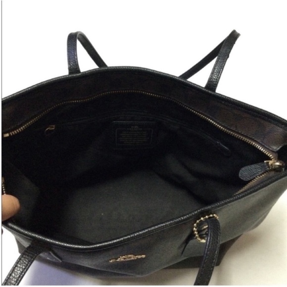 Coach Signature Canvas Tote - Picture 6 of 16